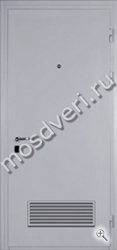 Противопожарная дверь с вентиляционной противопожарной решёткой СР-04 - купить от производителя Мосдвери Противопожарная дверь с вентиляционной противопожарной решёткой СР-04