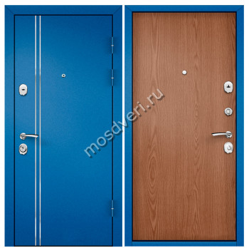 Синие входные двери в квартиру SVK-31 - купить от производителя Мосдвери Синие входные двери в квартиру SVK-31